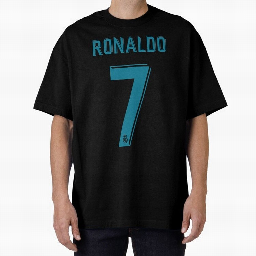 Cristiano Ronaldo 2018 Oversized T-Shirt Mark FIFA World Cup 2026 Spirit, Capturing Germany, Neymar, Supporter Pride, Iconic Celebrations, Legendary Names and Global Match Day Energy; Perfect for People Who Love Argentina, Brazil, France, England,