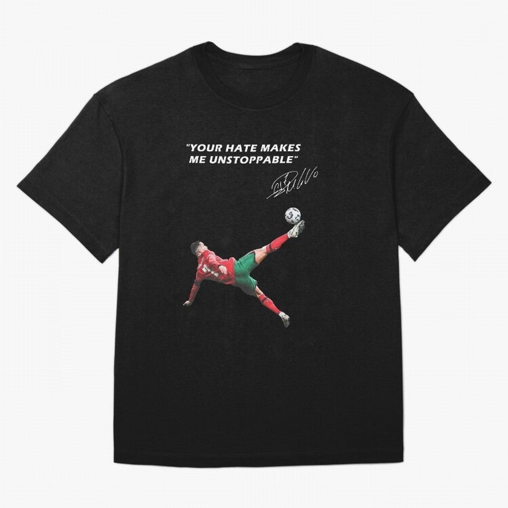Cristiano Ronaldo Footballer Oversized T-Shirt Bring Home the FIFA World Cup 2026 Group Stage Journey through Haaland Highlights, England Pride, Retro Football Energy, Iconic Rivalries, Trophy Chase Drama and Stadium Atmosphere; Built for