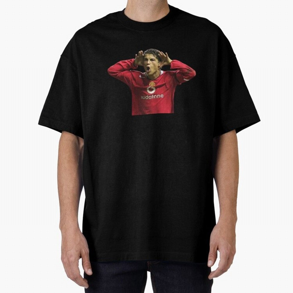 Crisitano Ronaldo Oversized T-Shirt Make Game Day About FIFA World Cup 2026 USA Canada Mexico for Fans of Mbappe and Neymar and Germany, Bringing Classic Soccer Heritage, Championship Pressure, Fan Loyalty and International Pride; Built for