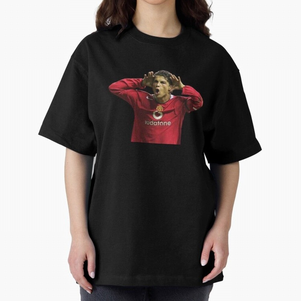 Crisitano Ronaldo Oversized T-Shirt Make Game Day About FIFA World Cup 2026 USA Canada Mexico for Fans of Mbappe and Neymar and Germany, Bringing Classic Soccer Heritage, Championship Pressure, Fan Loyalty and International Pride; Built for