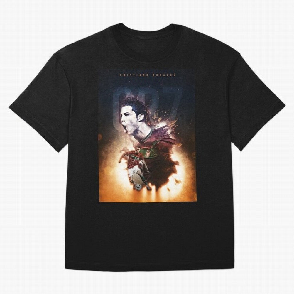 Cristiano Ronaldo 7 Oversized T-Shirt Stand with Match Day Hype around FIFA World Cup 2026 USA Canada Mexico, Neymar, Haaland and Cristiano Ronaldo, Netherlands, Supporter Pride, Iconic Celebrations, Legendary Names and Global Match Day Energy;