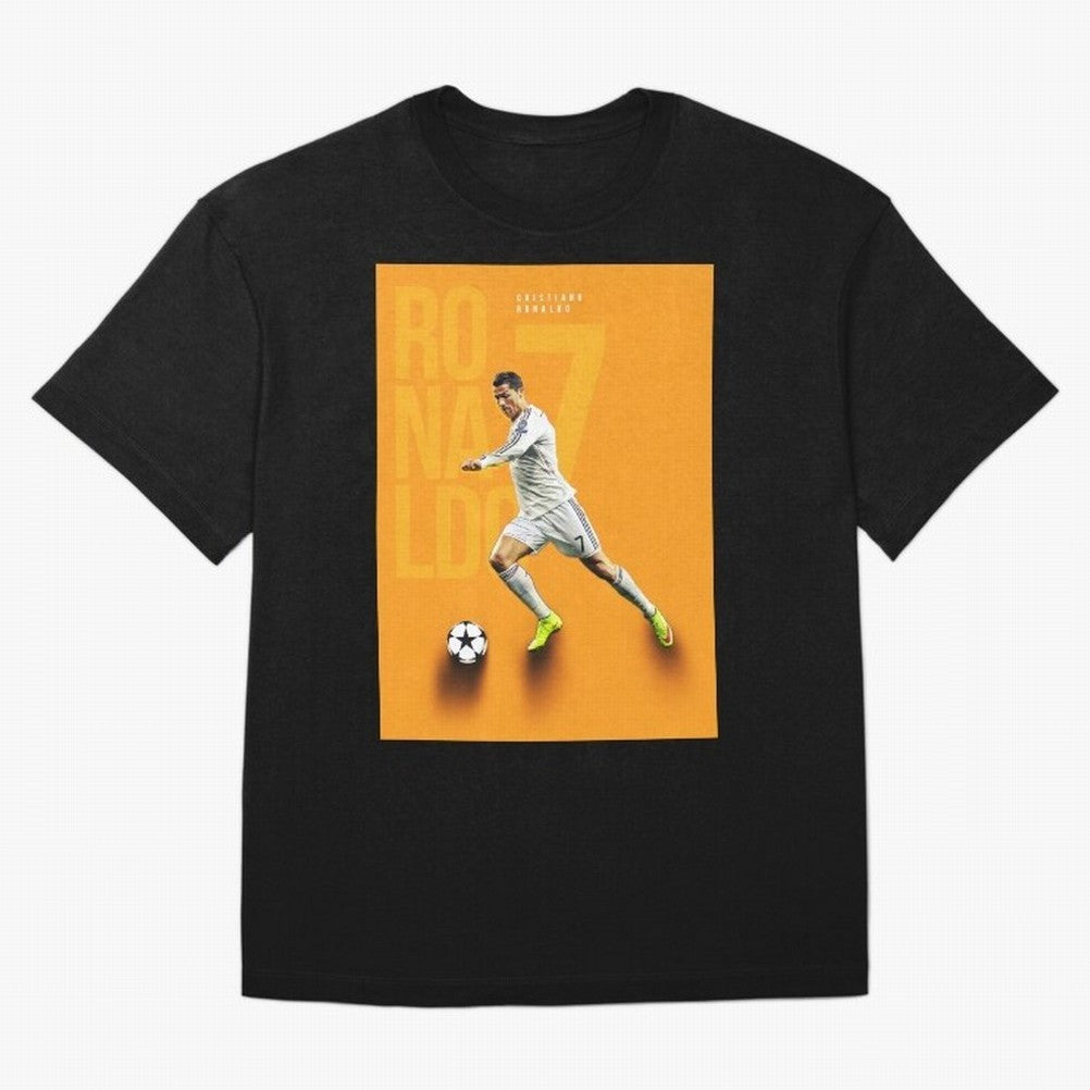 Cristiano Ronaldo 7 Oversized T-Shirt Celebrate Fan Culture around Global Football Passion for FIFA World Cup 2026 USA Canada Mexico, Made for Neymar, Haaland and Cristiano Ronaldo, France and Portugal, Match Day Excitement, Supporter Culture,