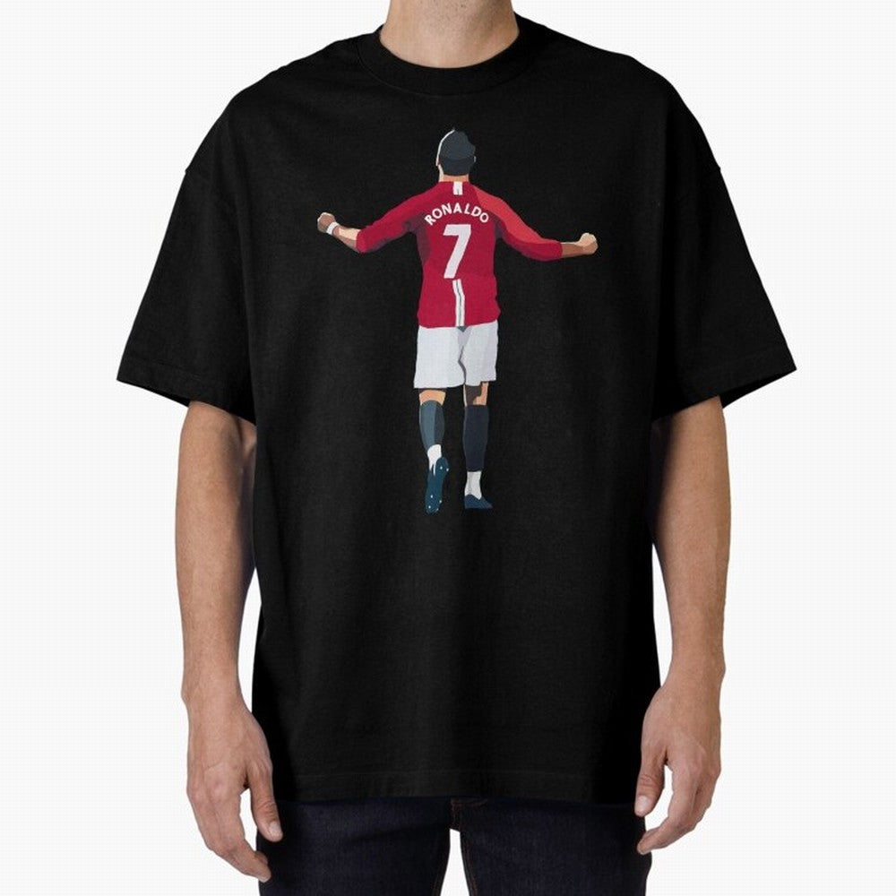 Cristiano Ronaldo Active Oversized T-Shirt Feel Match Day Hype around FIFA World Cup 2026, Cristiano Ronaldo, Haaland and CR7, England, France and Netherlands, Retro Football Energy, Iconic Rivalries, Trophy Chase Drama and Stadium Atmosphere;