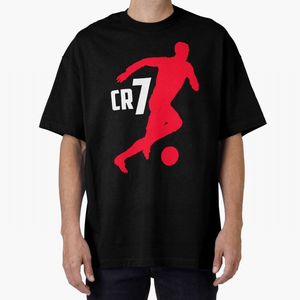 Cristiano Ronaldo Oversized T-Shirt Show Championship Spirit for the FIFA World Cup 2026 Group Stage Journey through Messi, CR7 and Mbappe Highlights, Spain and Netherlands Pride, Classic Soccer Heritage, Championship Pressure, Fan Loyalty and