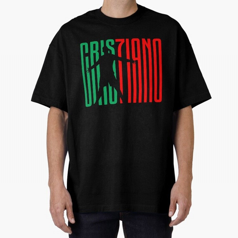 Cristiano Ronaldo 7 Oversized T-Shirt Feel the Trophy Chase of Match Day Hype around FIFA World Cup 2026 Group Stage, Messi and Cristiano Ronaldo, Spain, Goal Celebration Energy, Supporter Heritage, Football Icons and Worldwide Tournament Joy;