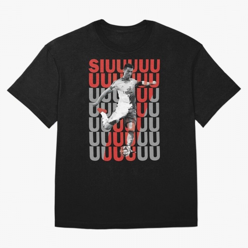 Siuuuuuu Cristiano Ronaldo Oversized T-Shirt Make Every Kick Count in Match Day Hype around FIFA World Cup 2026 Group Stage, Haaland and Mbappe, Brazil, Soccer Culture, Superstar Moments, National Team Dreams and Competitive Fire; Perfect for