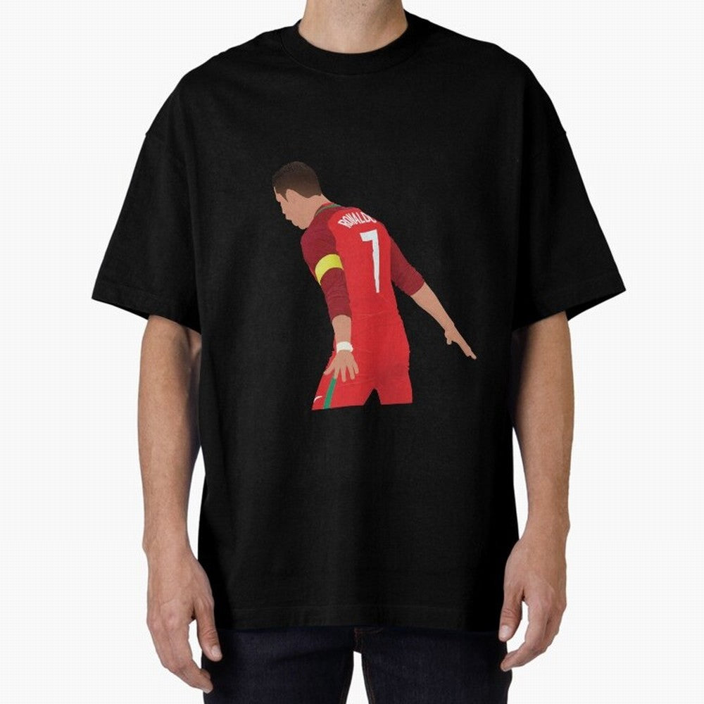 Cristiano Ronaldo - Portugal Oversized T-Shirt Join Match Day Hype around FIFA World Cup 2026, Cristiano Ronaldo, Argentina, Football History, Final Match Energy, Crowd Noise and Once in a Lifetime Moments; Made for Die Hard Supporters, Soccer