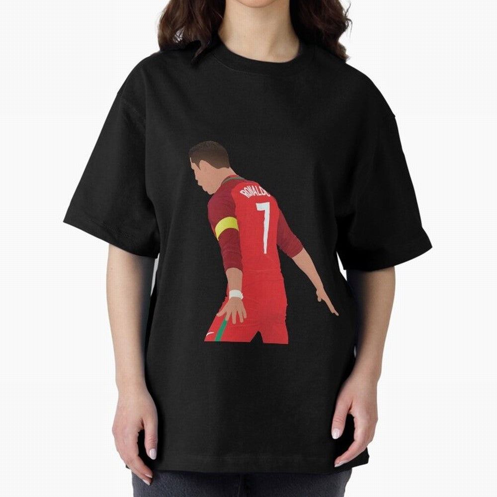 Cristiano Ronaldo - Portugal Oversized T-Shirt Join Match Day Hype around FIFA World Cup 2026, Cristiano Ronaldo, Argentina, Football History, Final Match Energy, Crowd Noise and Once in a Lifetime Moments; Made for Die Hard Supporters, Soccer