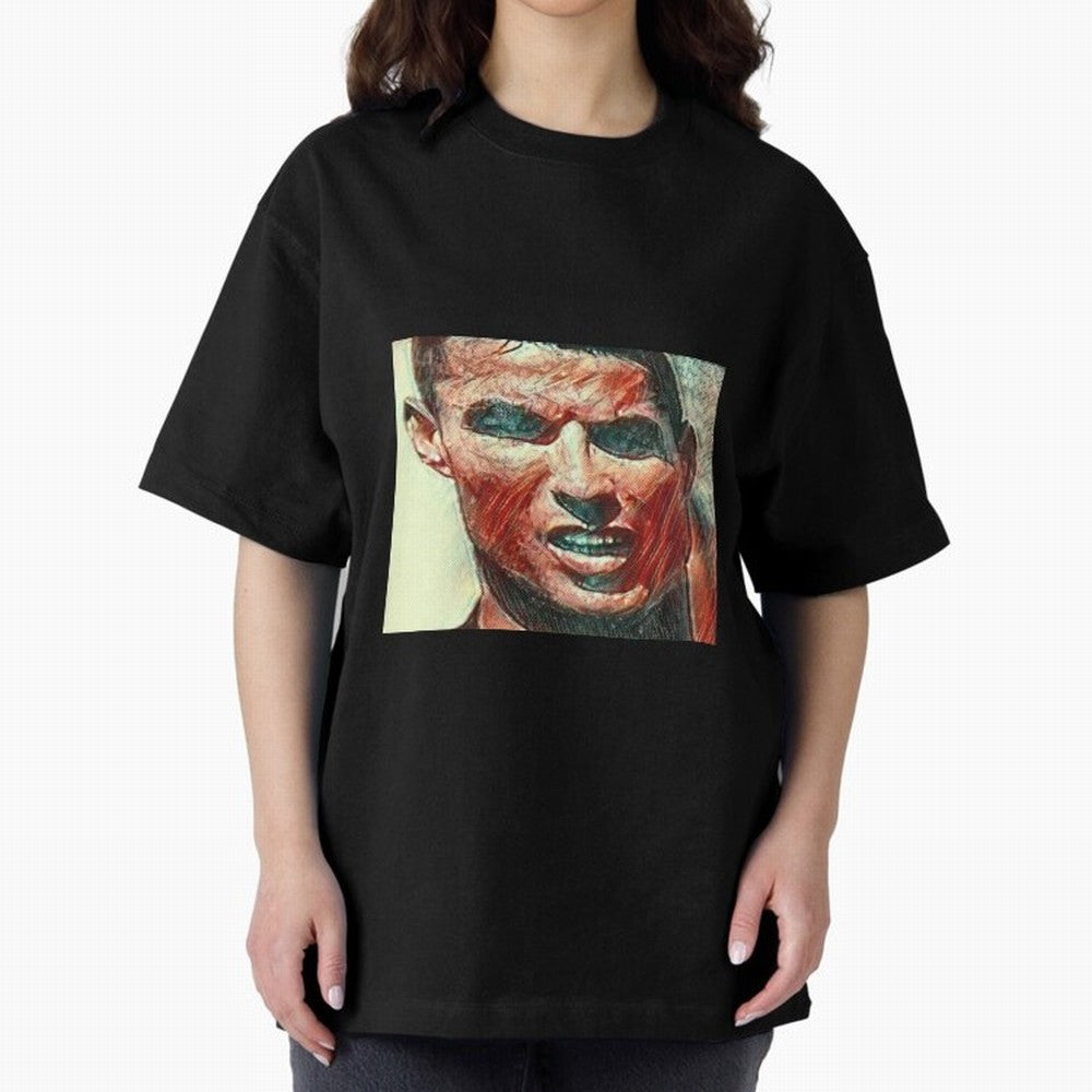 Ronaldo Oversized T-Shirt Build the FIFA World Cup 2026 Journey through Messi and Cristiano Ronaldo Highlights, England Pride, Football Passion, Legendary Performances, Festival Vibes and Supporter Community; Great for Supporters Who Love Legendary