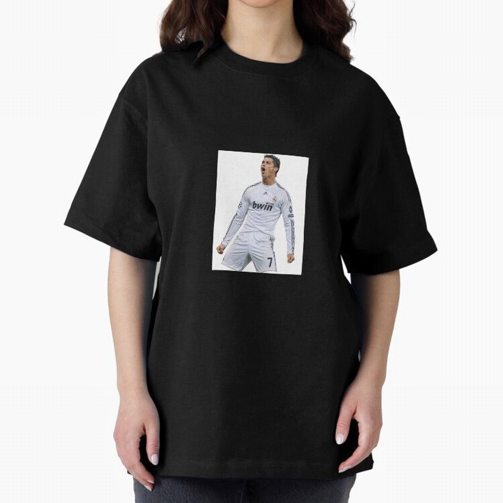 Cristiano Ronaldo 2009 real madrid cr7 Oversized T-Shirt Celebrate Football Heritage in the FIFA World Cup 2026 Journey through Mbappe and Neymar Highlights, Argentina Pride, Goal Celebration Energy, Supporter Heritage, Football Icons and Worldwide