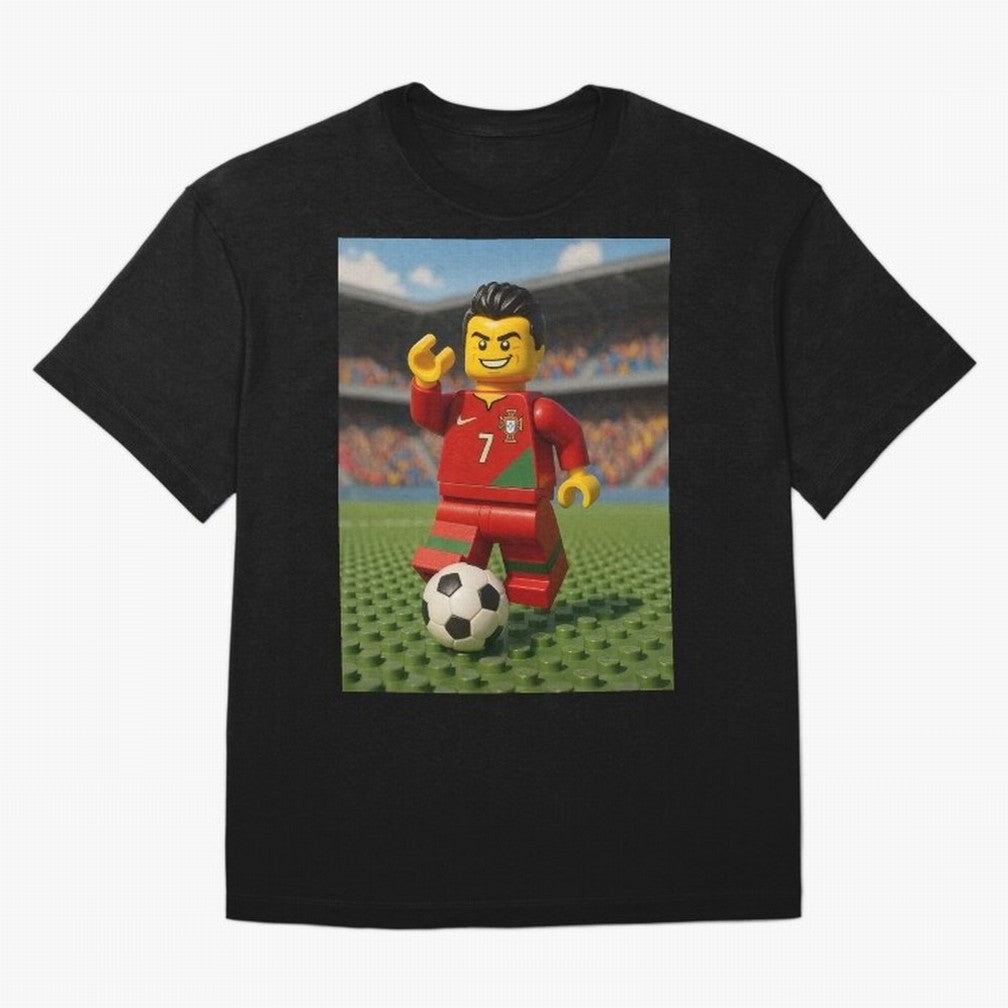 Block CR7 Oversized T-Shirt Celebrate Classic Football Spirit in the FIFA World Cup 2026 Group Stage Journey through Neymar Highlights, Netherlands Pride, Supporter Pride, Iconic Celebrations, Legendary Names and Global Match Day Energy; Great for