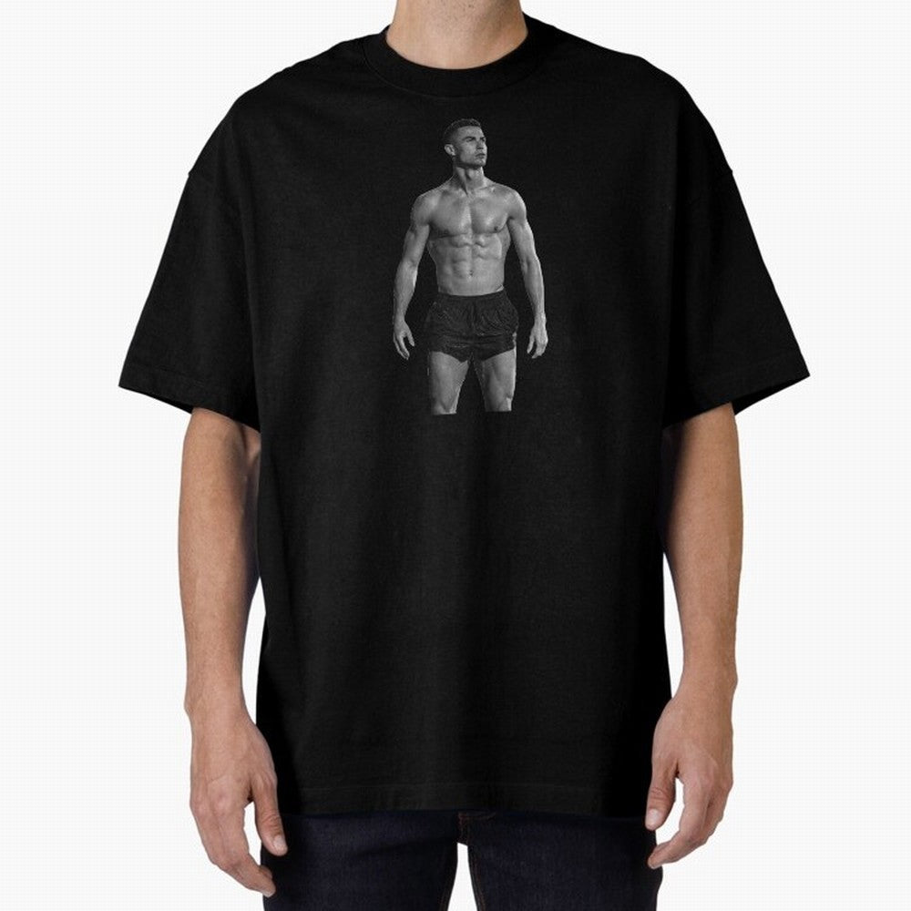 Cristiano Ronaldo Oversized T-Shirt Cheer through Every Moment of Global Football Passion for FIFA World Cup 2026, Inspired by Mbappe, Spain, Football Festival Excitement, Trophy Ambitions, Country Rivalries and Star Player Buzz; Perfect for Fans,