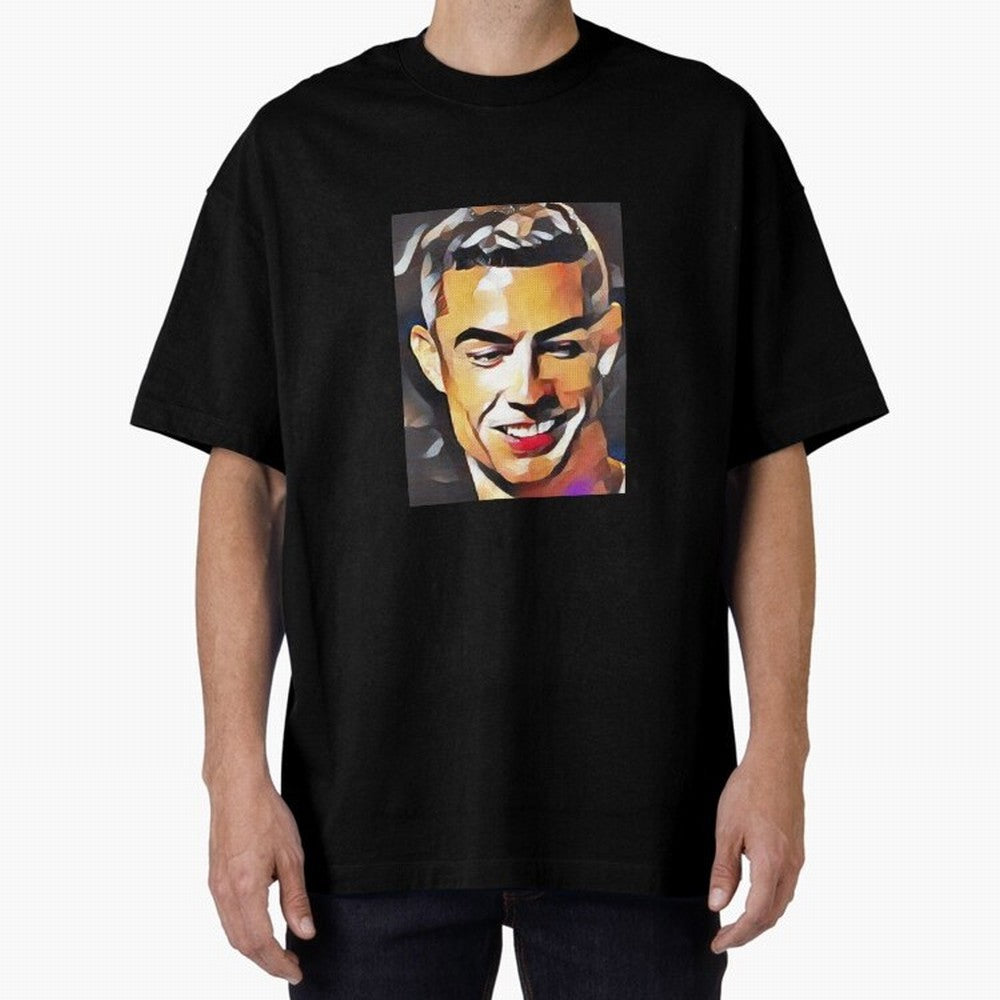Cristiano Ronaldo Oversized T-Shirt Turn Up for Global Football Passion for FIFA World Cup 2026 USA Canada Mexico, Capturing Messi, Neymar and Mbappe, Argentina, Classic Soccer Heritage, Championship Pressure, Fan Loyalty and International Pride;
