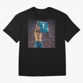 Ronaldo Holding Number Seven Shirt Oversized T-Shirt Bring FIFA World Cup 2026 USA Canada Mexico Spirit, Made for England, Haaland, Vintage Soccer Flavor, Modern Football Stars, National Flags and Final Night Emotion; Made for Collectors Who Enjoy