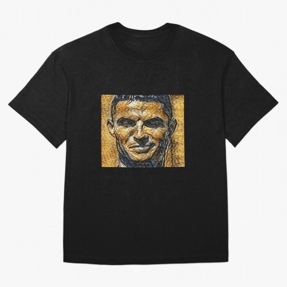 Cristiano Ronaldo Oversized T-Shirt Back the Journey through FIFA World Cup 2026 Celebrating Cristiano Ronaldo, Argentina and Brazil Energy, Goal Celebration Energy, Supporter Heritage, Football Icons and Worldwide Tournament Joy; Perfect for Fans,