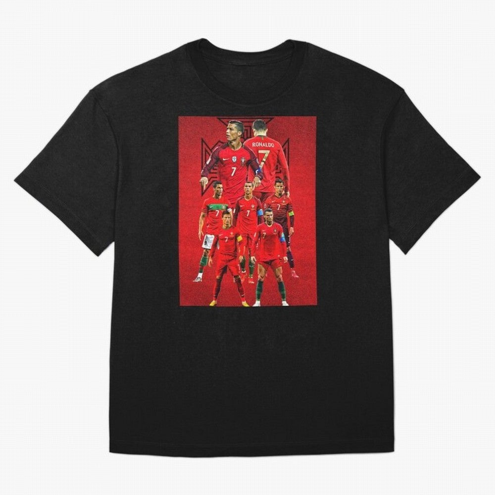 ronaldo Oversized T-Shirt Capture the FIFA World Cup 2026 Group Stage Journey through Neymar, Haaland and Cristiano Ronaldo Highlights, Portugal Pride, Stadium Chants, National Pride, Trophy Dreams and Unforgettable Football Memories; Made for Die