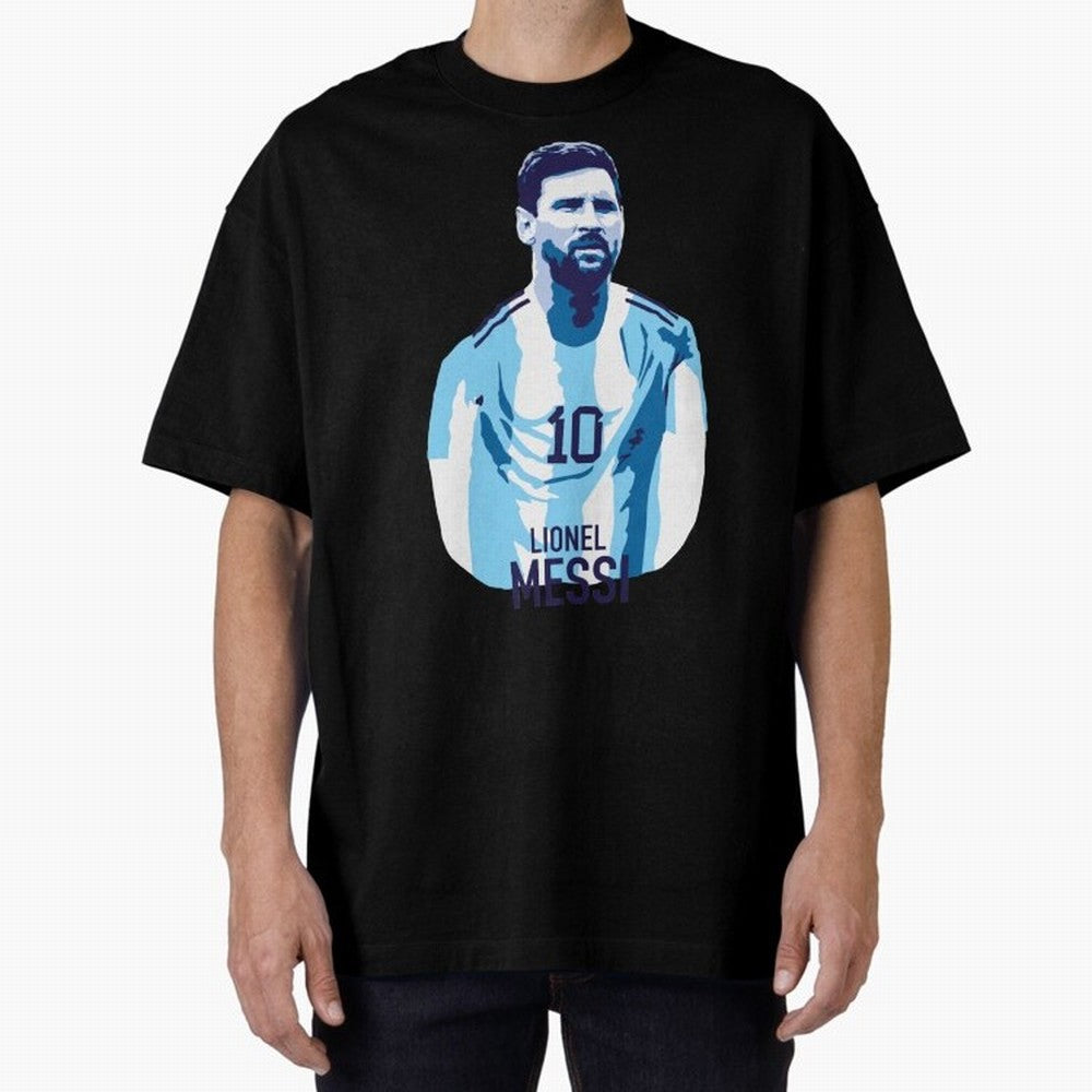 Messi Oversized T-Shirt Make Every Match About Global Football Passion for FIFA World Cup 2026 Group Stage, Highlighting Mbappe and Neymar, Argentina and Brazil, Goal Celebration Energy, Supporter Heritage, Football Icons and Worldwide Tournament