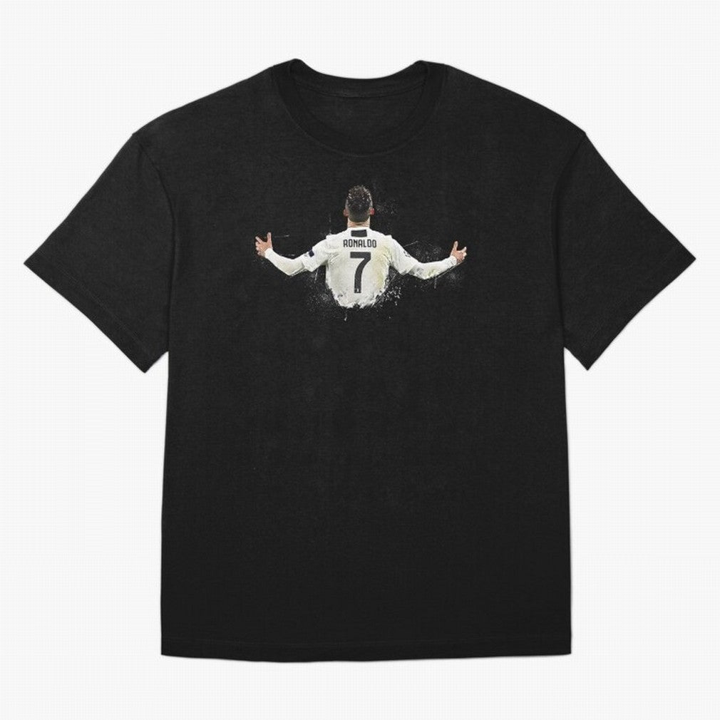 Cristiano Ronaldo Juventus Abstract Paintings Oversized T-Shirt Relive Legendary Nights from FIFA World Cup 2026 Group Stage Centered on Haaland, Portugal, Spain and Germany Energy, Champion Mindset, Group Stage Buzz, Knockout Tension and