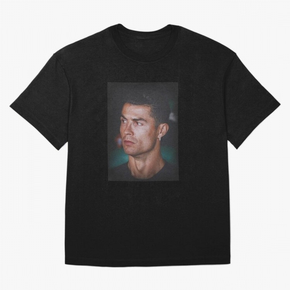 Cristiano Ronaldo Oversized T-Shirt Make Every Kick Count in FIFA World Cup 2026 for Fans of Messi and Cristiano Ronaldo and Portugal, Bringing Goal Celebration Energy, Supporter Heritage, Football Icons and Worldwide Tournament Joy; Great for