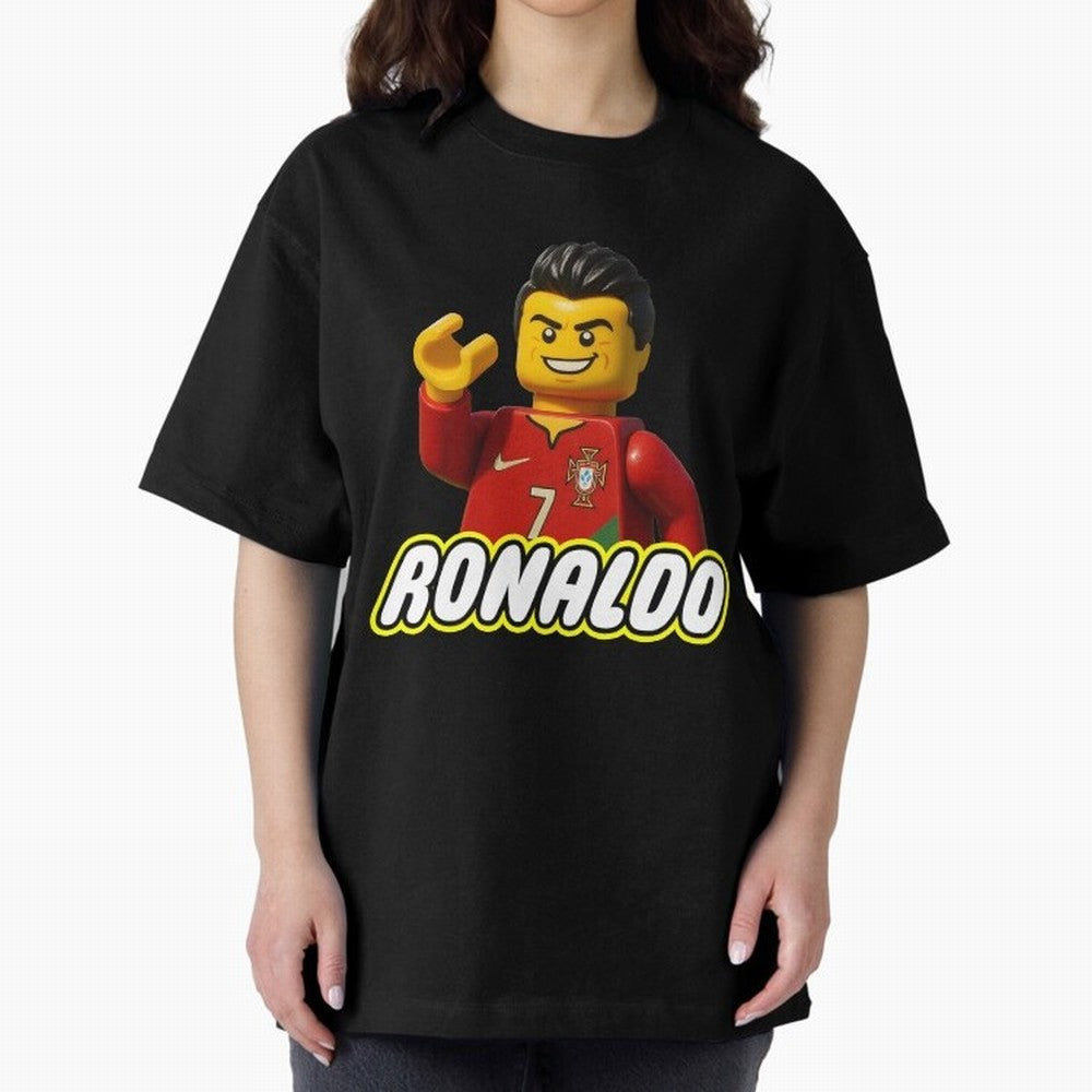 Block CR7 Oversized T-Shirt Feel the Roar of Match Day Hype around FIFA World Cup 2026, CR7, Portugal, Match Day Excitement, Supporter Culture, Golden Goals and Global Football Passion; Ideal for Passionate Fans Who Love Underdog Stories, Superstar