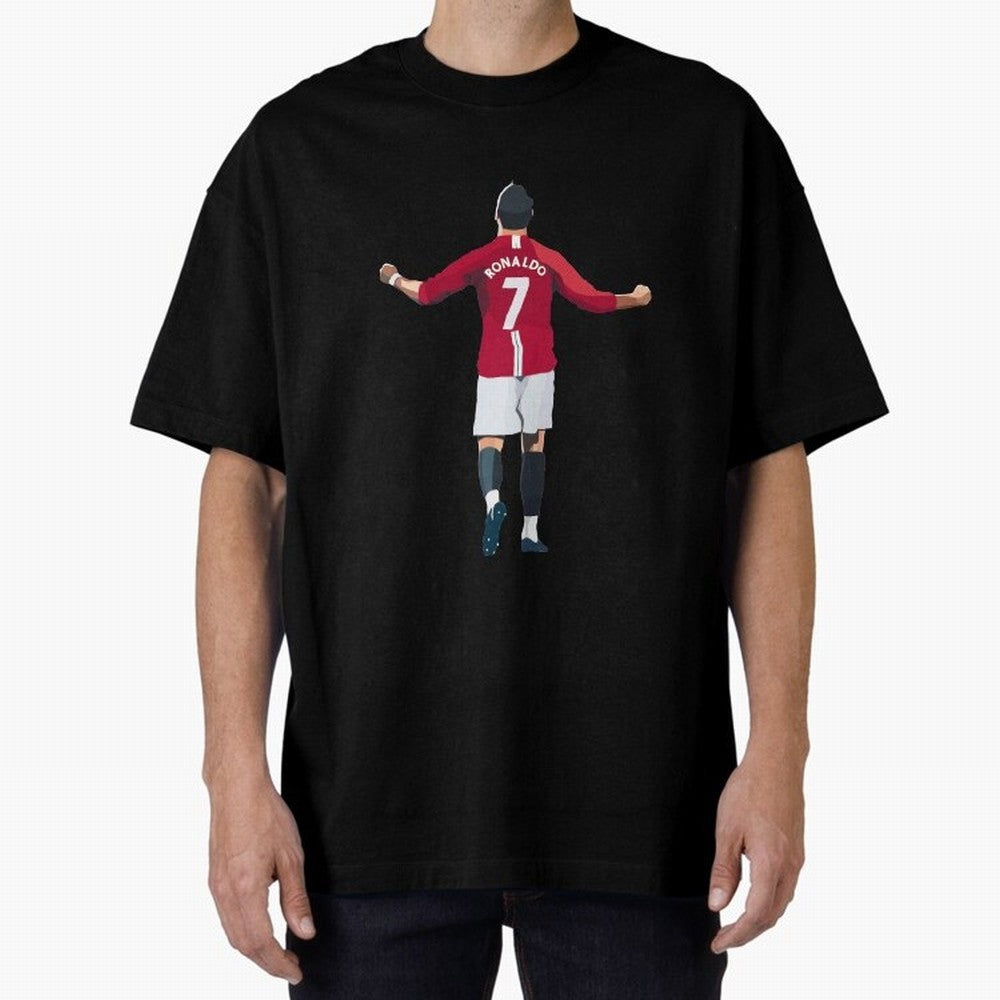 Cristiano Ronaldo Oversized T-Shirt Celebrate the FIFA World Cup 2026 Group Stage Journey through Haaland Highlights, France Pride, Game Day Rituals, Football Legends, Country Pride and the Road to the Final; Built for Supporters Chasing Trophy