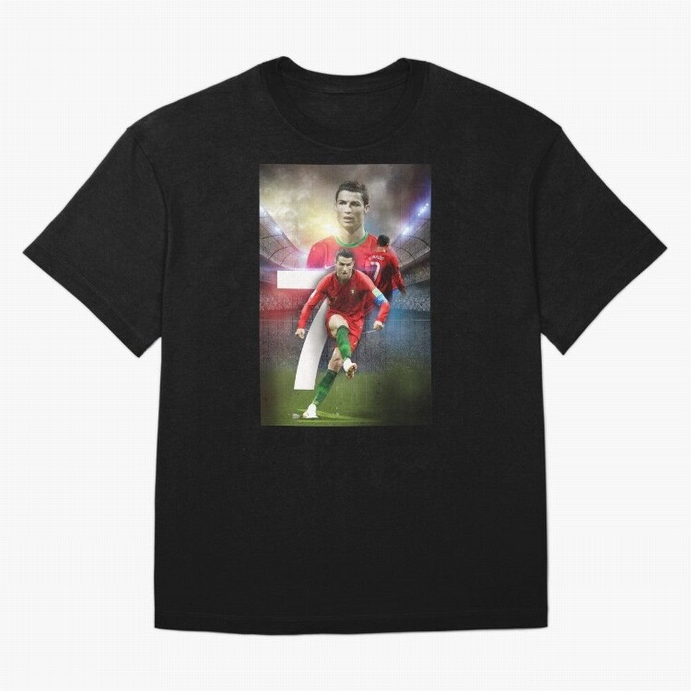 Cristiano Ronaldo Manchester United 4 Oversized T-Shirt Celebrate the Biggest Stage of the FIFA World Cup 2026 Group Stage Journey through Messi, Neymar and Mbappe Highlights, England and Germany Pride, Worldwide Fan Energy, Dramatic Goals, Stadium