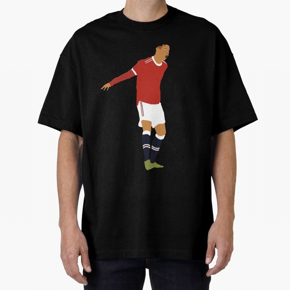 Cristiano Ronaldo Manchester United Oversized T-Shirt Fuel Your Fan Pride for Match Day Hype around FIFA World Cup 2026 USA Canada Mexico, Messi and Cristiano Ronaldo, England, France and Netherlands, Sports Nostalgia, International Competition,