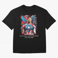 Cristiano Ronaldo Captain Portuguese Oversized T-Shirt Remember Iconic Moments from Global Football Passion for FIFA World Cup 2026, Filled with Messi, Neymar and Mbappe, Germany, Global Supporter Spirit, Legendary Goals, National Colors and