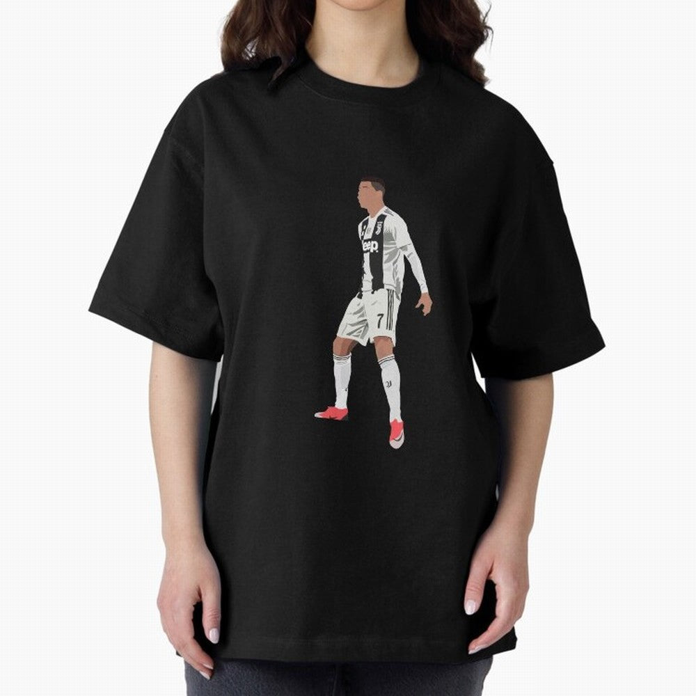 Cristiano Ronaldo Oversized T-Shirt Share FIFA World Cup 2026 Group Stage Highlighting CR7, Argentina, France and Brazil Energy, Classic Soccer Heritage, Championship Pressure, Fan Loyalty and International Pride; Perfect for People Who Love