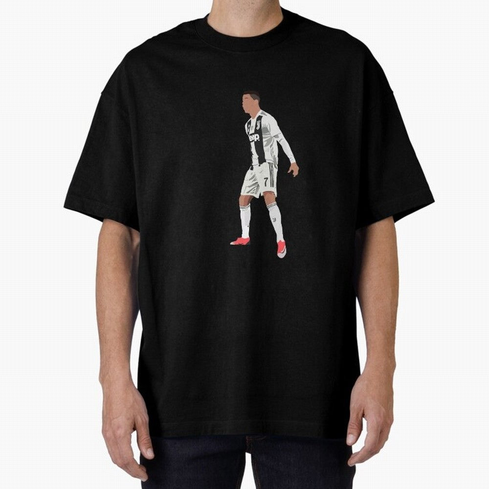 Cristiano Ronaldo Oversized T-Shirt Share FIFA World Cup 2026 Group Stage Highlighting CR7, Argentina, France and Brazil Energy, Classic Soccer Heritage, Championship Pressure, Fan Loyalty and International Pride; Perfect for People Who Love