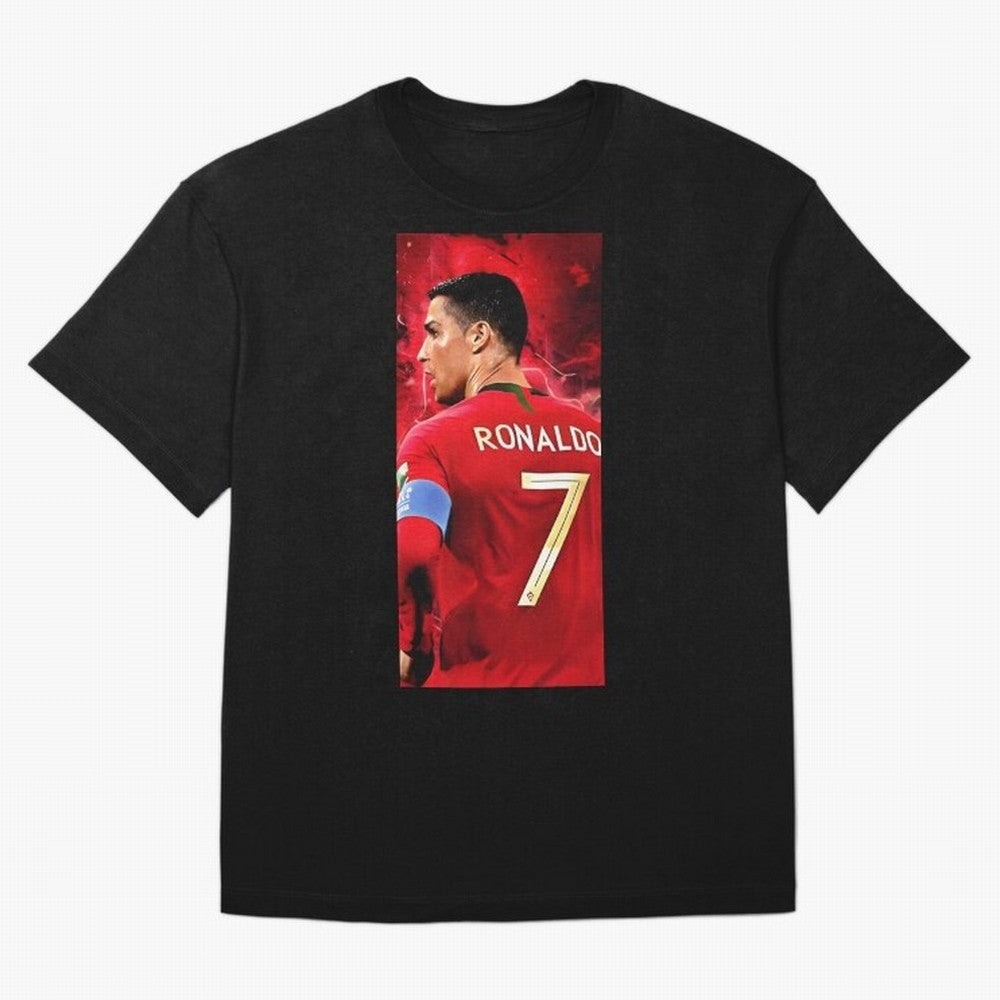 Cristiano Ronaldo Oversized T-Shirt Stand with FIFA World Cup 2026 USA Canada Mexico for Fans of Messi, Neymar and Mbappe and France, Bringing Tournament Hype, Historic Matchups, Family Viewing Parties and Global Sports Pride; Built for Supporters