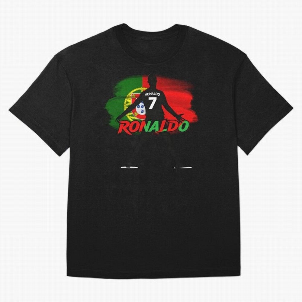Portugal CR7 Fan World Cup Oversized T-Shirt Feel FIFA World Cup 2026 USA Canada Mexico Spirit, Filled with Argentina, France and Brazil, Messi, CR7 and Mbappe, Football History, Final Match Energy, Crowd Noise and Once in a Lifetime Moments; Made