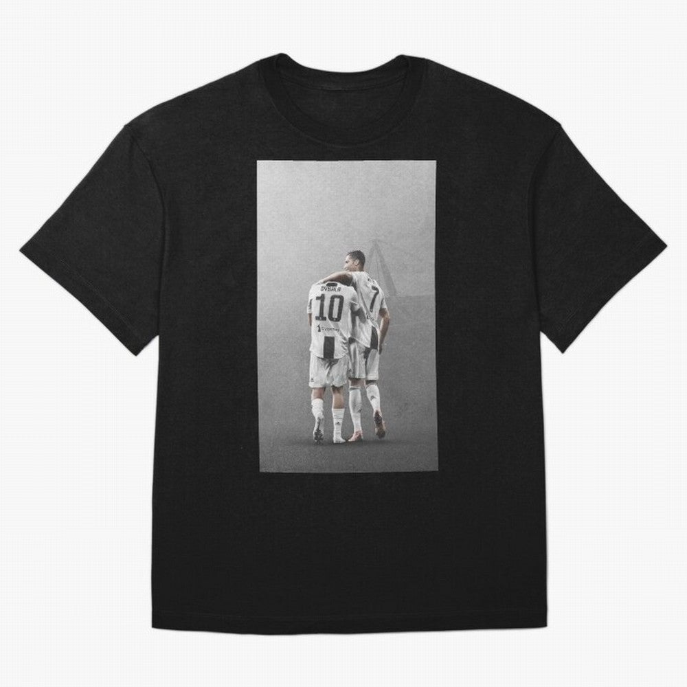 ronaldo with paulo dybala Oversized T-Shirt Bring Match Day Fire to the FIFA World Cup 2026 Journey through Cristiano Ronaldo, Haaland and CR7 Highlights, Portugal Pride, Stadium Chants, National Pride, Trophy Dreams and Unforgettable Football