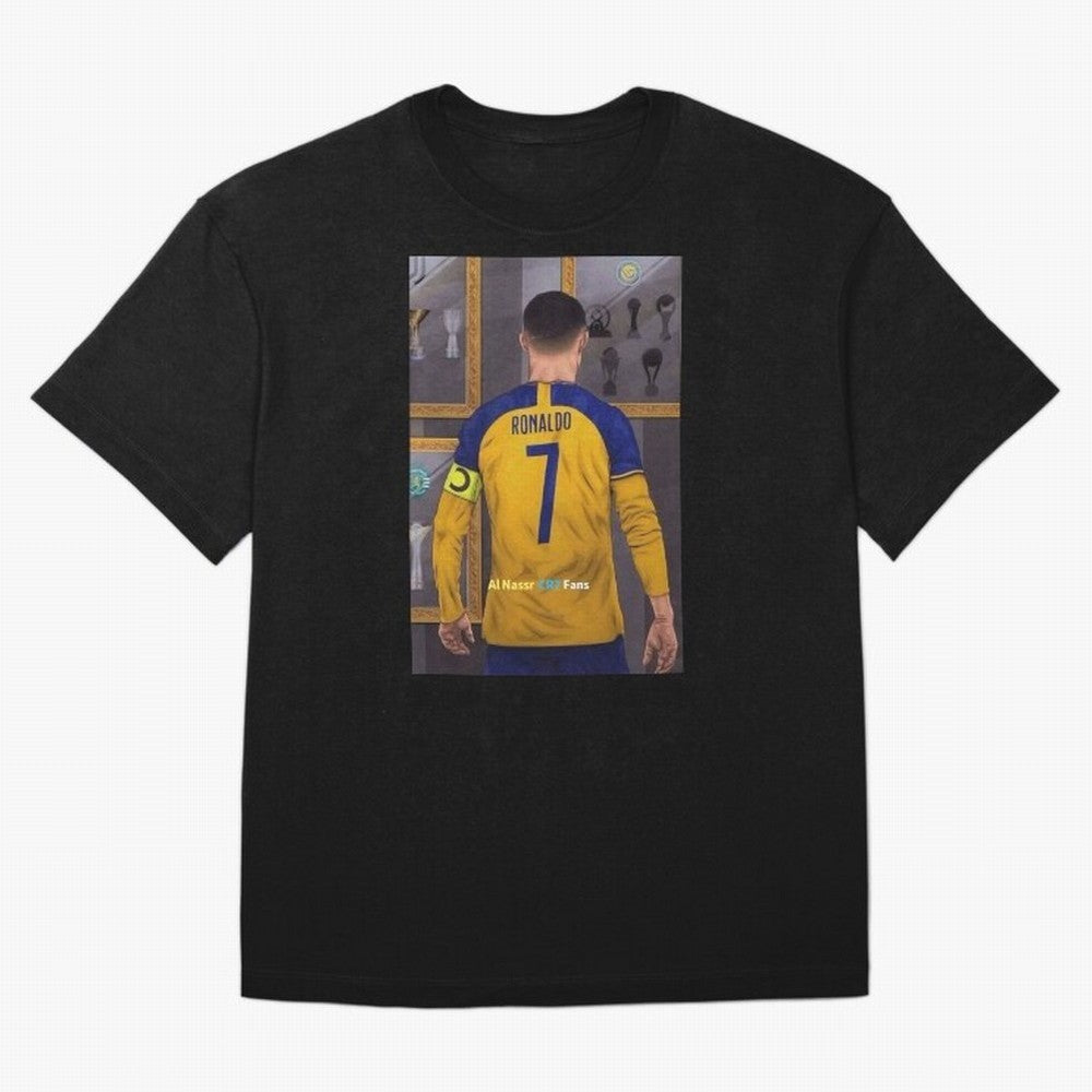 Al Nassr -Cristiano Ronaldo CR7 2023 Oversized T-Shirt Show Match Day Excitement for Match Day Hype around FIFA World Cup 2026 Group Stage, Cristiano Ronaldo, Argentina and Brazil, Soccer Culture, Superstar Moments, National Team Dreams and