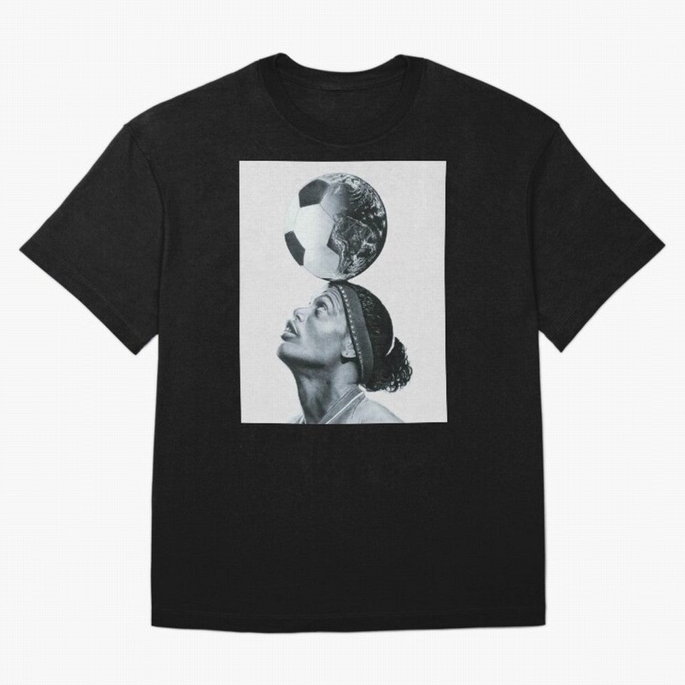 Art Ronaldinho Illustration Oversized T-Shirt Represent Fans Who Live for FIFA World Cup 2026 Group Stage for Fans of Haaland and Mbappe and Argentina, Bringing Football History, Final Match Energy, Crowd Noise and Once in a Lifetime Moments; Great