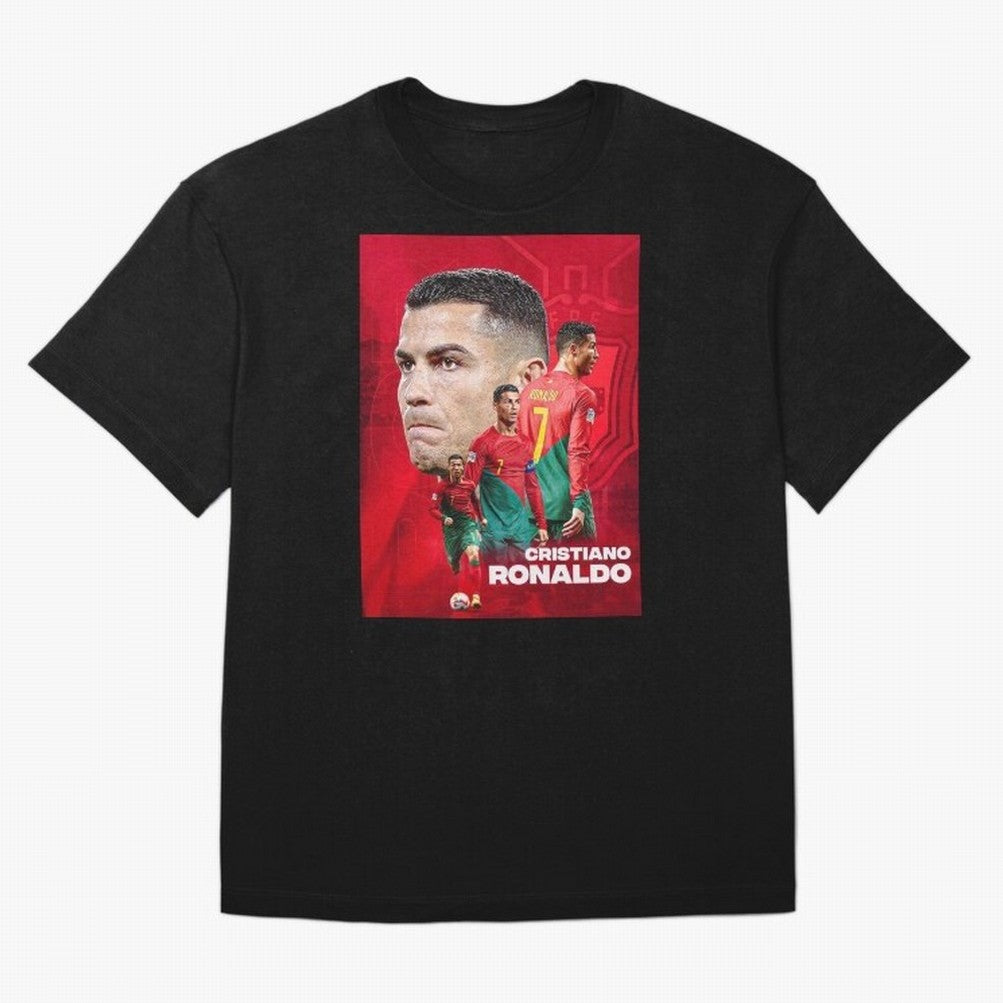 CRISTIANO RONALDO WORLD CUP 2022 Oversized T-Shirt Treasure FIFA World Cup 2026 Group Stage Spirit, Made for Argentina, France and Brazil, Mbappe, Champion Mindset, Group Stage Buzz, Knockout Tension and Passionate Fan Culture; Great for Watch