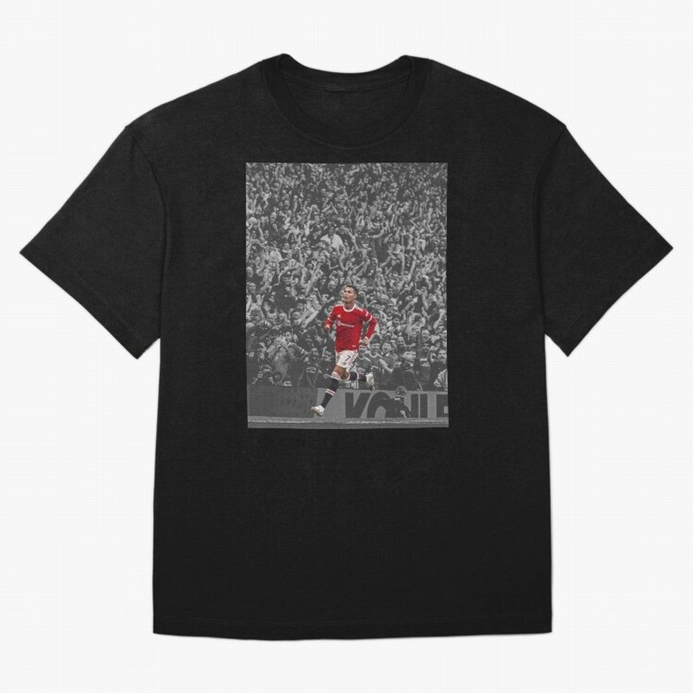 Ronaldo Cr7 Highlights Moment Manchester,Ronaldo Gifts,Ronaldo Cover,Ronaldo Prints Oversized T-Shirt Show Championship Spirit for FIFA World Cup 2026 USA Canada Mexico for Fans of Cristiano Ronaldo, Haaland and CR7 and Portugal, Spain and Germany,