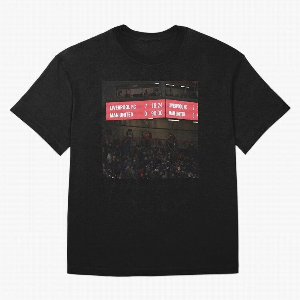 Liverpool 7 - 0 Manchester United Oversized T-Shirt Stand with FIFA World Cup 2026 Group Stage Spirit, Celebrating Netherlands, Messi, CR7 and Mbappe, Classic Soccer Heritage, Championship Pressure, Fan Loyalty and International Pride; Ideal for