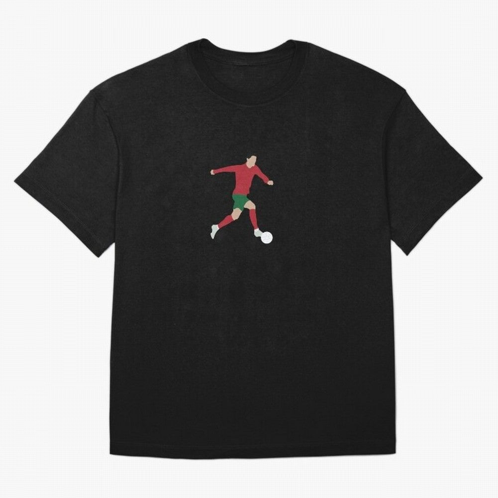 Cristiano Ronaldo Oversized T-Shirt Honor Football Greatness during Global Football Passion for FIFA World Cup 2026, Made for Mbappe and Neymar, Portugal, Stadium Chants, National Pride, Trophy Dreams and Unforgettable Football Memories; Made for