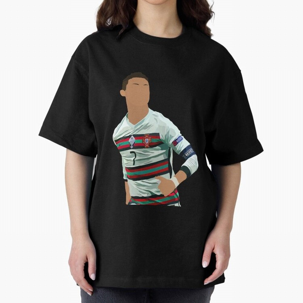 Cristiano Ronaldo Portugal Oversized T-Shirt Enjoy the Biggest Football Party of FIFA World Cup 2026 Group Stage Featuring Messi, Neymar and Mbappe, England, France and Netherlands Energy, Match Day Excitement, Supporter Culture, Golden Goals and