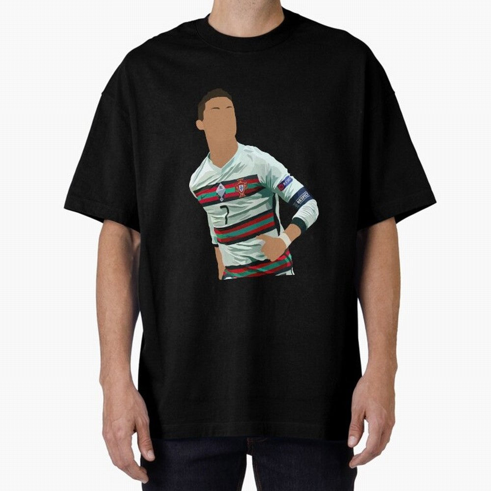 Cristiano Ronaldo Portugal Oversized T-Shirt Enjoy the Biggest Football Party of FIFA World Cup 2026 Group Stage Featuring Messi, Neymar and Mbappe, England, France and Netherlands Energy, Match Day Excitement, Supporter Culture, Golden Goals and