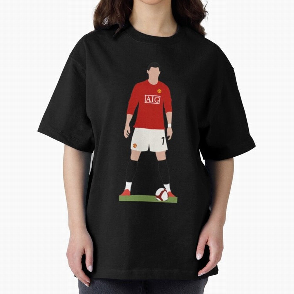 Cristiano Ronaldo Oversized T-Shirt Join Supporters Worldwide for FIFA World Cup 2026 Group Stage Capturing Messi, Neymar and Mbappe, England and Germany Energy, Goal Celebration Energy, Supporter Heritage, Football Icons and Worldwide Tournament