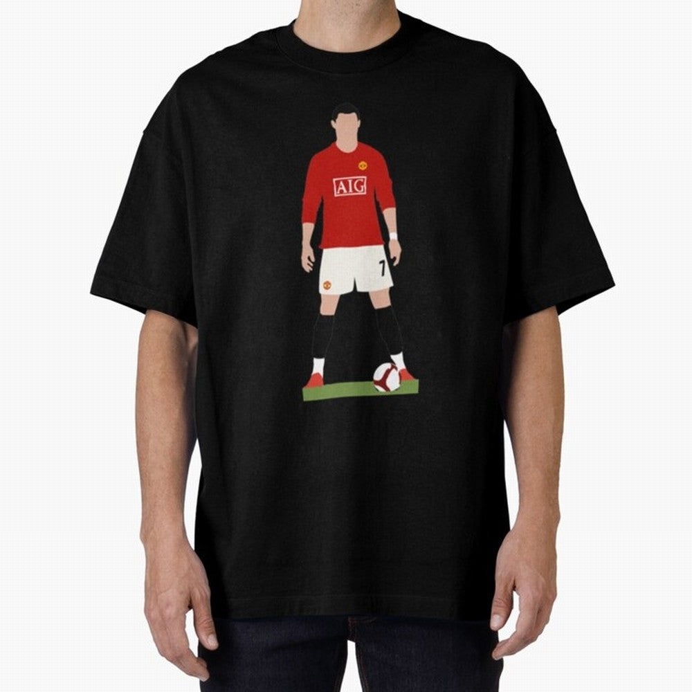 Cristiano Ronaldo Oversized T-Shirt Join Supporters Worldwide for FIFA World Cup 2026 Group Stage Capturing Messi, Neymar and Mbappe, England and Germany Energy, Goal Celebration Energy, Supporter Heritage, Football Icons and Worldwide Tournament