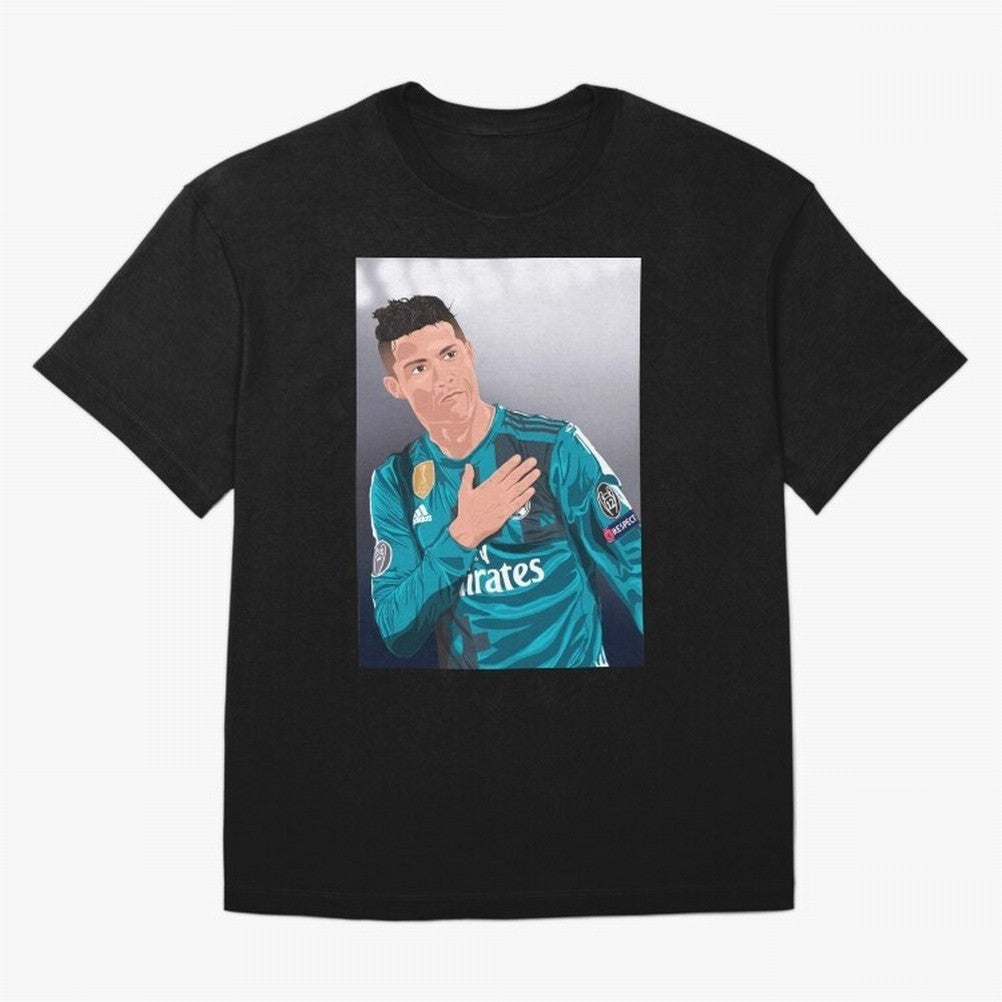 Cristiano Ronaldo Oversized T-Shirt Embrace the FIFA World Cup 2026 Group Stage Journey through Haaland Highlights, France Pride, Retro Football Energy, Iconic Rivalries, Trophy Chase Drama and Stadium Atmosphere; Perfect for Fans, Collectors,