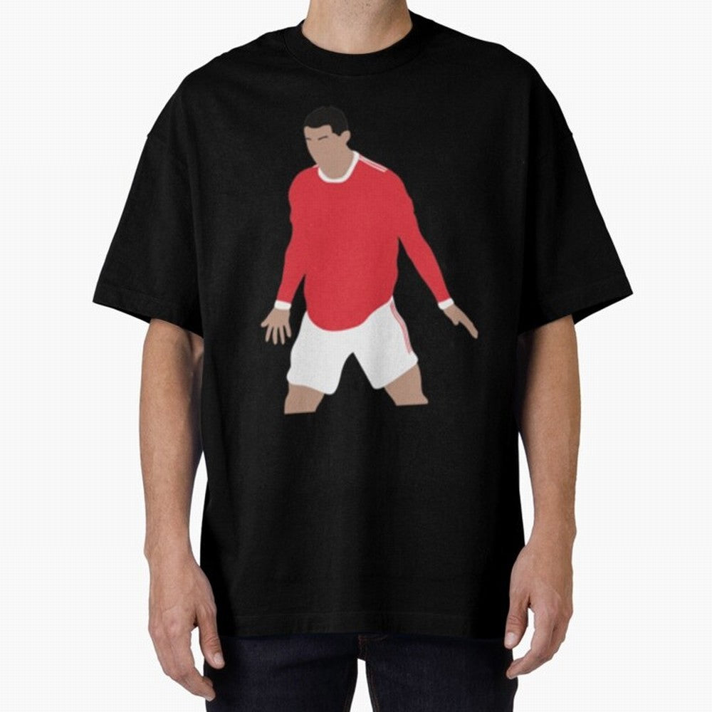 Cristiano Ronaldo Oversized T-Shirt Relive the Noise and Pride of FIFA World Cup 2026 Group Stage for Fans of Messi, CR7 and Mbappe and England and Germany, Bringing Match Day Excitement, Supporter Culture, Golden Goals and Global Football Passion;