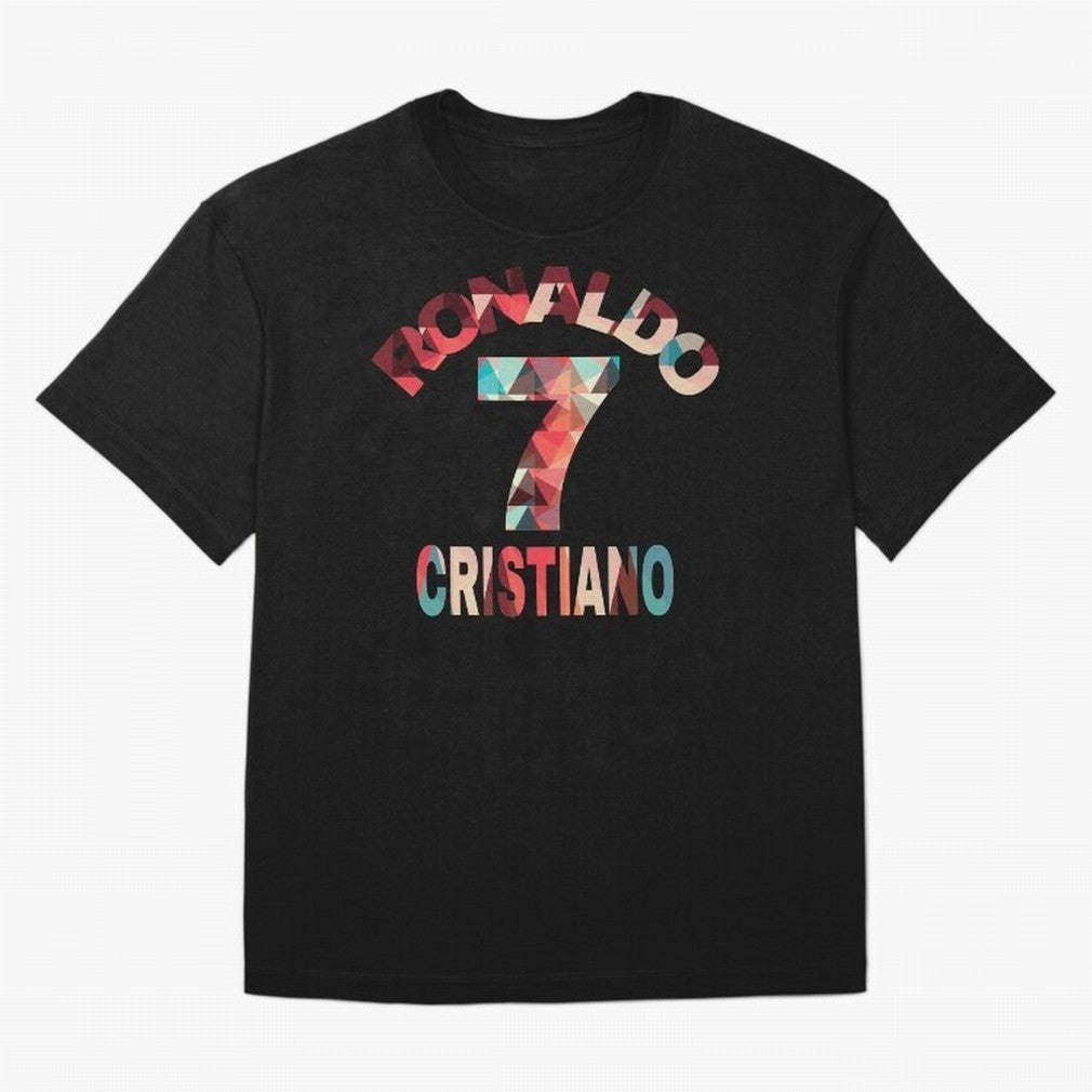 Cristiano Ronaldo Manchester United Oversized T-Shirt Back the Journey through Global Football Passion for FIFA World Cup 2026 Group Stage, Highlighting Neymar, Haaland and Cristiano Ronaldo, Spain, Sports Nostalgia, International Competition,