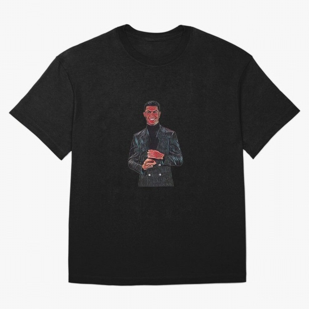 a nice smile from the goat Oversized T-Shirt Keep the Legacy of FIFA World Cup 2026 Group Stage Spirit, Driven by Netherlands, CR7 and Messi, Championship Spirit, Famous Goals, Roaring Crowds and International Football Unity; Perfect for People Who