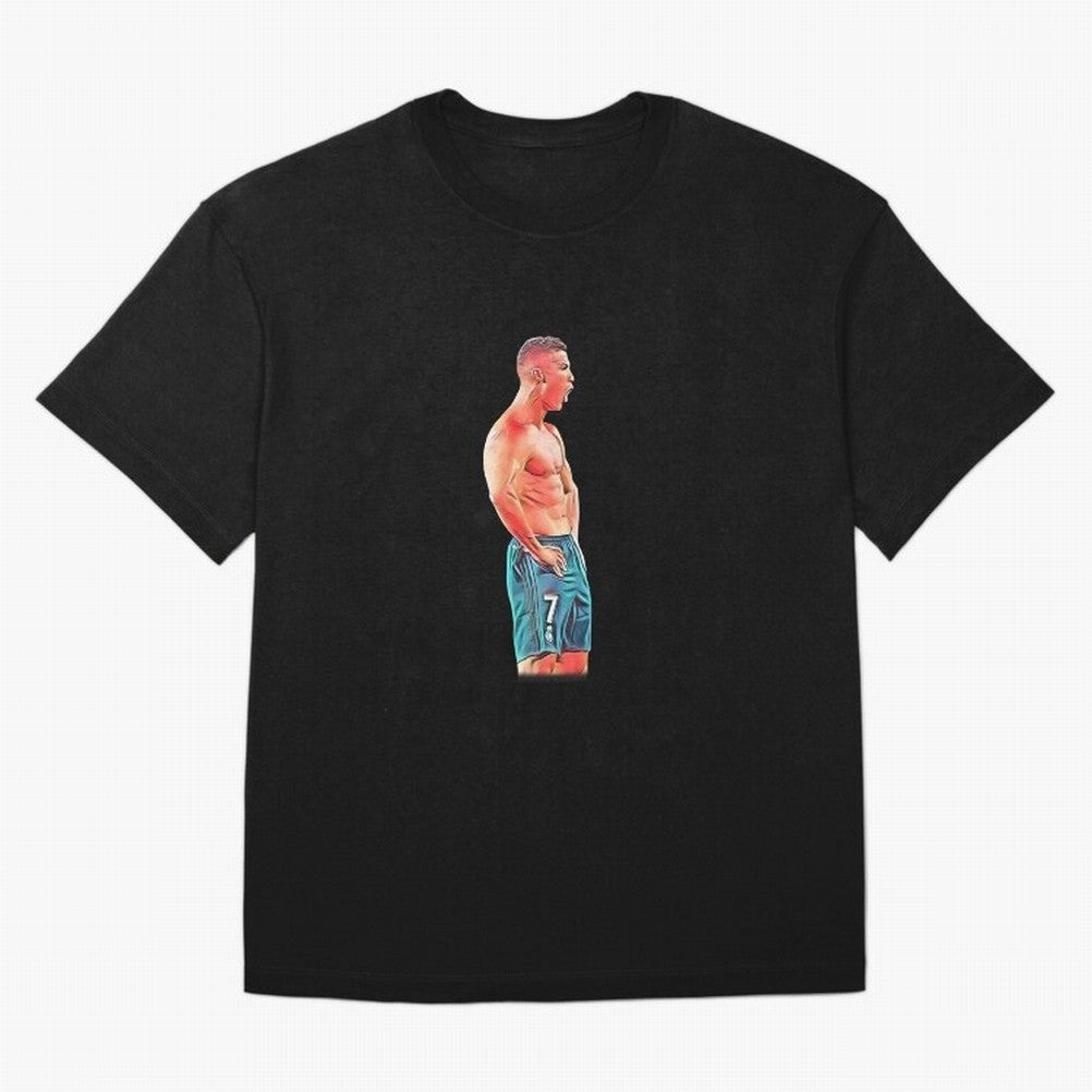 what a celebration by cristiano ronaldo Oversized T-Shirt Capture Match Day Hype around FIFA World Cup 2026 USA Canada Mexico, Cristiano Ronaldo, Brazil, Portugal and Argentina, Worldwide Fan Energy, Dramatic Goals, Stadium Lights and Championship