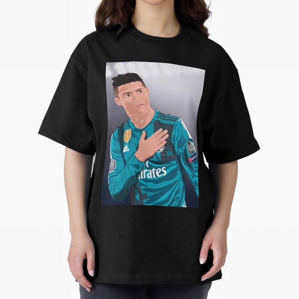Cristiano Ronaldo Oversized T-Shirt Represent Fans Who Live for FIFA World Cup 2026 USA Canada Mexico Inspired by Neymar, Haaland and Cristiano Ronaldo, Germany Energy, Soccer Culture, Superstar Moments, National Team Dreams and Competitive Fire;