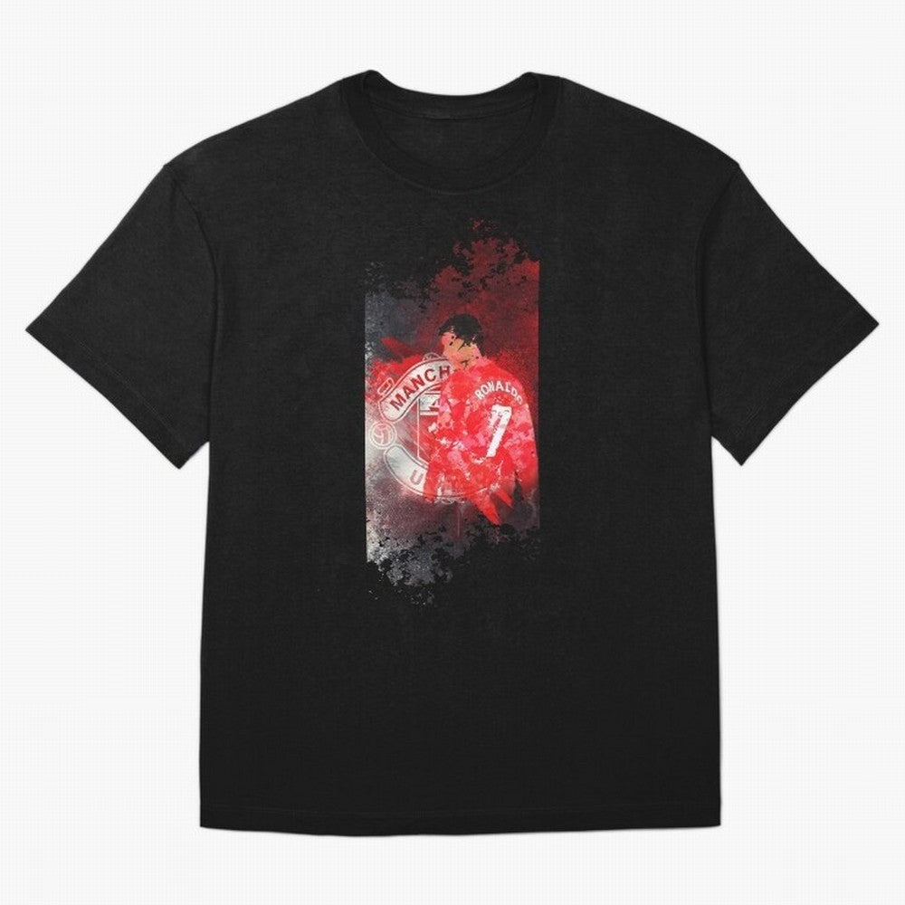 Ronaldo Illustration 003 Oversized T-Shirt Keep Football History Alive during Global Football Passion for FIFA World Cup 2026, Celebrating Mbappe, Brazil, Portugal and Argentina, Supporter Pride, Iconic Celebrations, Legendary Names and Global